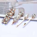 ZA Crystal Hair Clips Women Wedding Hairpins Barrettes Headwear