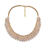 Indian Ethnic Vintage Big Bib Crystal Necklace Woman