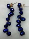 Real Pearl S925 Silver Dangle Earrings, Lady Gift