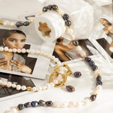 Baroque Profiled Pearl Necklace - Gift Idea