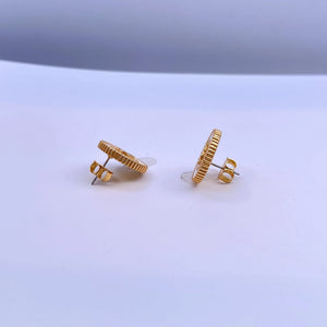 High Jewelry Logo Stud Earrings for Girls