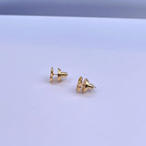 High Jewelry Logo Stud Earrings for Girls