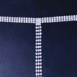 Rhinestone Multilayer Tassel Bracelet Crystal Arm Chain Bangle
