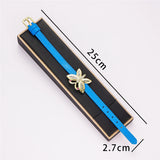 Butterfly Bracelet Women's Leather Jewelry Wedding Party Accessories
