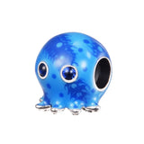 Heraldic Octopus 925 Silver Jewelry for Beads Bracelets