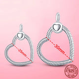 925 Silver Pave O Pendant for Charm Necklace DIY