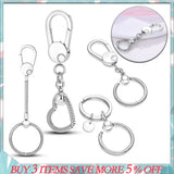 925 Silver Keychain Charm Beads for DIY Charm Jewelry Women Gift
