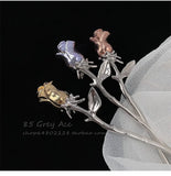 Rose Hairpin Female Ins Minority Hairpin Advanced Sense Hairpin Antique