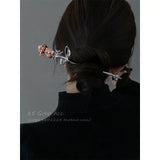 Rose Hairpin Female Ins Minority Hairpin Advanced Sense Hairpin Antique