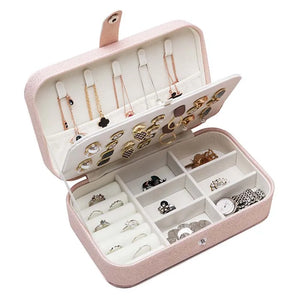 PU Leather Earring Boxes Jewelry Box Display Case Organizer