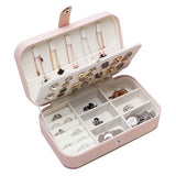 PU Leather Earring Boxes Jewelry Box Display Case Organizer
