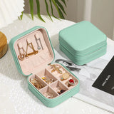 PU Leather Earring Storage Box Organizer for Jewelry