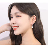 Freshwater Pearl 925 Silver Earrings Wedding Gift