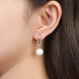 Freshwater Pearl 925 Silver Earrings Wedding Gift