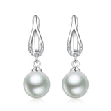 Freshwater Pearl 925 Silver Earrings Wedding Gift