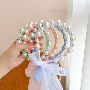 Pearl Headband Children Hair Accessories Baby Princess Female Headband