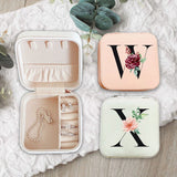 Pink Portable Jewelry Box Jewelry Organizer Display Travel Jewelry Case B...