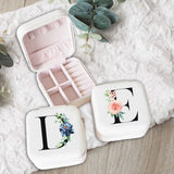 Pink Portable Jewelry Box Jewelry Organizer Display Travel Jewelry Case B...