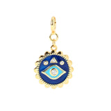 Zircon Evil Eye Pendant Necklace 925 Silver Women Jewelry