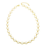 Enamel Smile Face Necklaces Rainbow Smile Choker For Women
