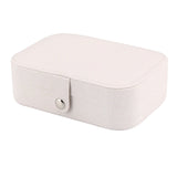 Portable Jewelry Box Organizer Display Travel Case Boxes Button