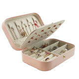 Portable Jewelry Box Organizer - Leather Storage