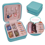 Waterproof Leather Jewelry Storage Box Ring Holder