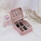 Waterproof Leather Jewelry Storage Box Ring Holder