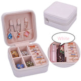 Waterproof Leather Jewelry Storage Box Ring Holder