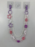 Punk Rock Rainbow Resin Chain Waist Chain Men Women Key Chain