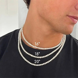 Boho Strand Beads Necklace for Women Men Collar Perlas Hombre