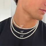 Boho Strand Beads Necklace for Women Men Collar Perlas Hombre