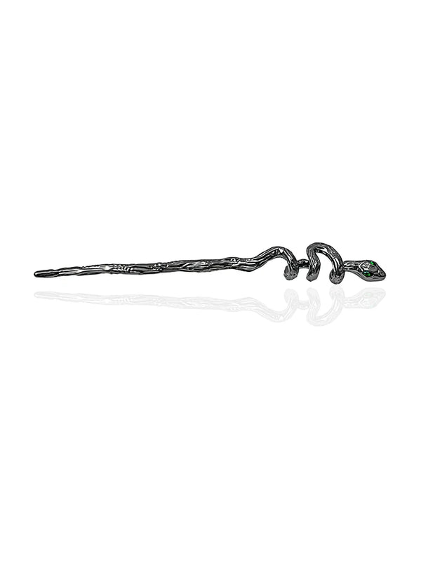 Punk Snake Hairpin Rhinestones Metal Vintage Headwear Hair Accessories