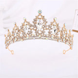 Small Crystal Crown Tiara for Girls Prom Wedding Dress Hair Jewelry
