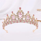 Small Crystal Crown Tiara for Girls Prom Wedding Dress Hair Jewelry