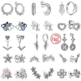 925 Silver Big Heart CZ Zircon Earrings, Women's Fine Jewelry