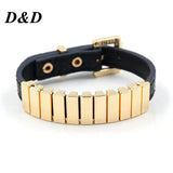 Real Leather Bracelets Metal Punk Euramerican Bracelets