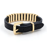 Real Leather Bracelets Metal Punk Euramerican Bracelets