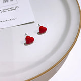 Red Bow Earrings Good Luck Retro Festive Love Earrings