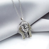 Glow In The Dark Buddha Head Pendant Necklace Retro Charm Luminous Jewelry