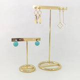 Wooden T-Shaped Jewelry Display Stand Organizer
