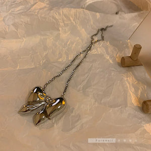 Enamel Butterfly Necklace Collar Choker Women's Alloy Necklaces