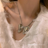 Enamel Butterfly Necklace Collar Choker Women's Alloy Necklaces