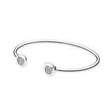 Sterling Silver Logo Bracelet for Girls