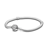 Series Sterling Silver Bracelet with Engraved Logo for Girls