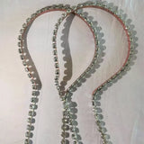 Crystal Bridal Tassel Hair Hoop Headband
