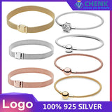 Silver Bracelet Original Beads Logo Engraved 598616C01