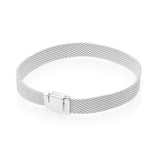 Engraved Heart Butterfly Silver Bracelet for Beads 598616C01