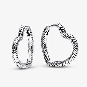 925 Sterling Silver Logo Stud Earrings