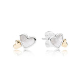 925 Sterling Silver Logo Stud Earrings